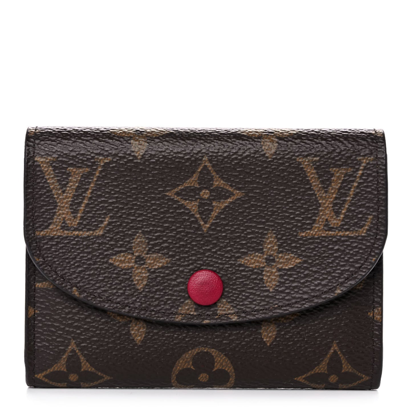 Monogram Rosalie Coin Purse Fuchsia