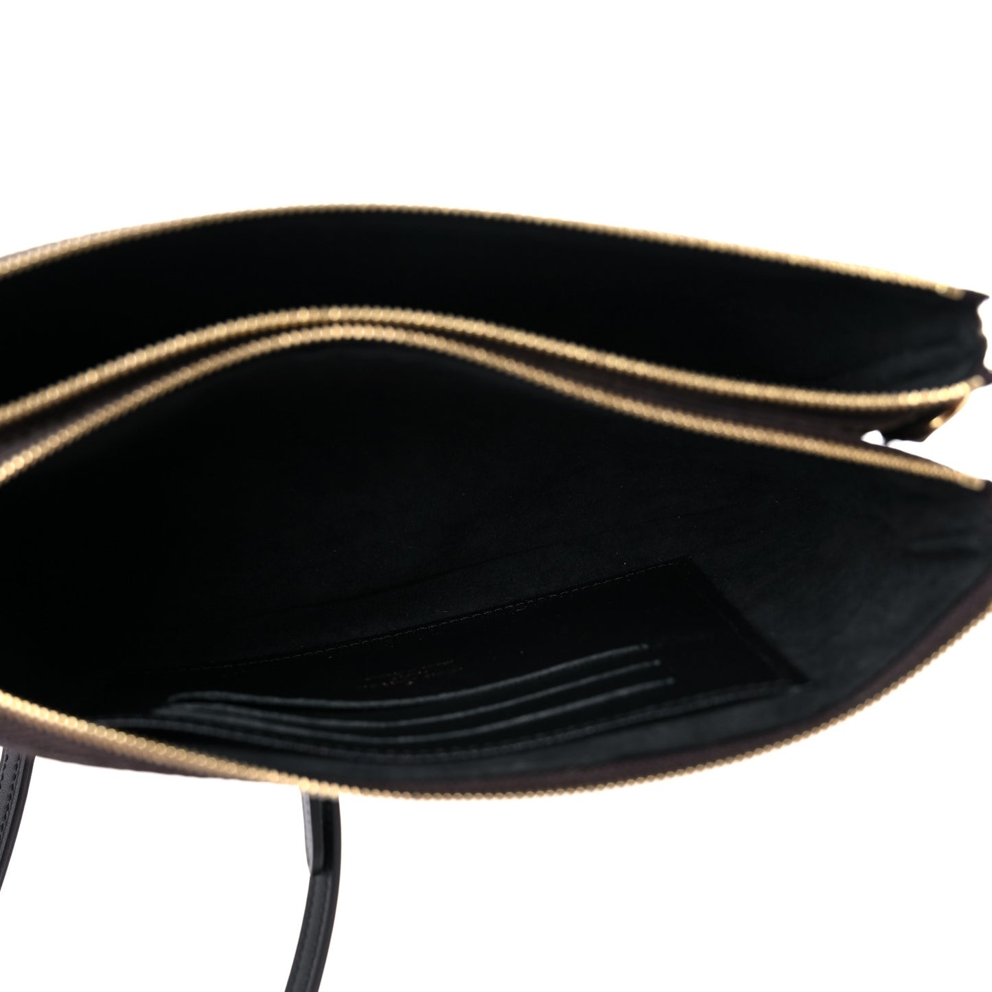 Reverse Monogram Giant Double Zip Pochette