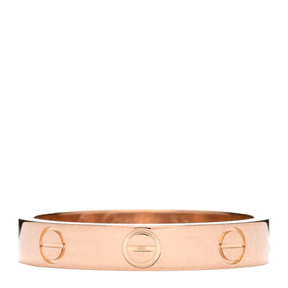 Cartier 18K Pink Gold 3.5mm LOVE Wedding Band Ring 55 7.25 1 of 4