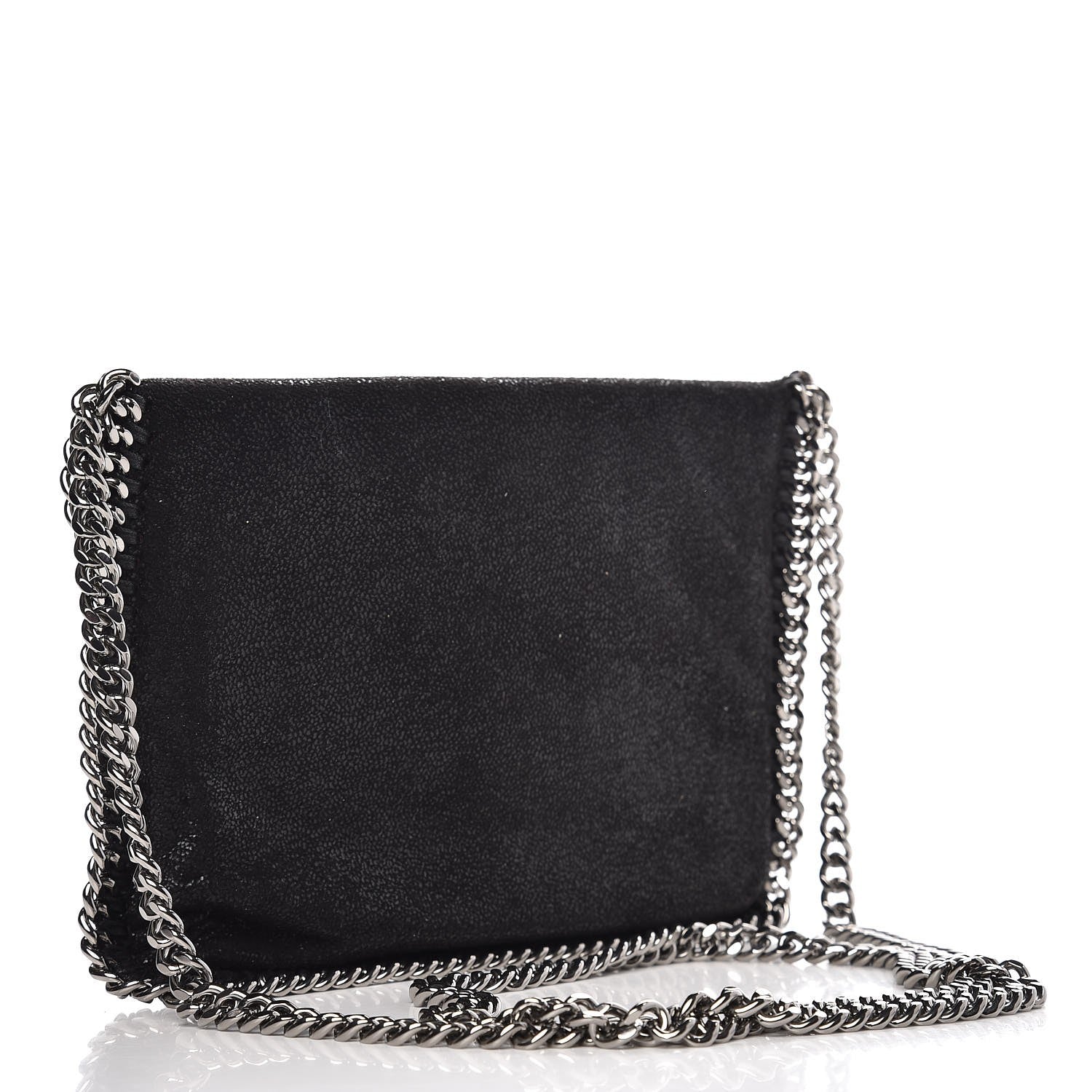 Stella McCartney Shaggy Deer Falabella Mini Crossbody Bag Black 4 of 8