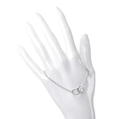 Cartier 18K White Gold Interlocking LOVE Bracelet 2 of 6