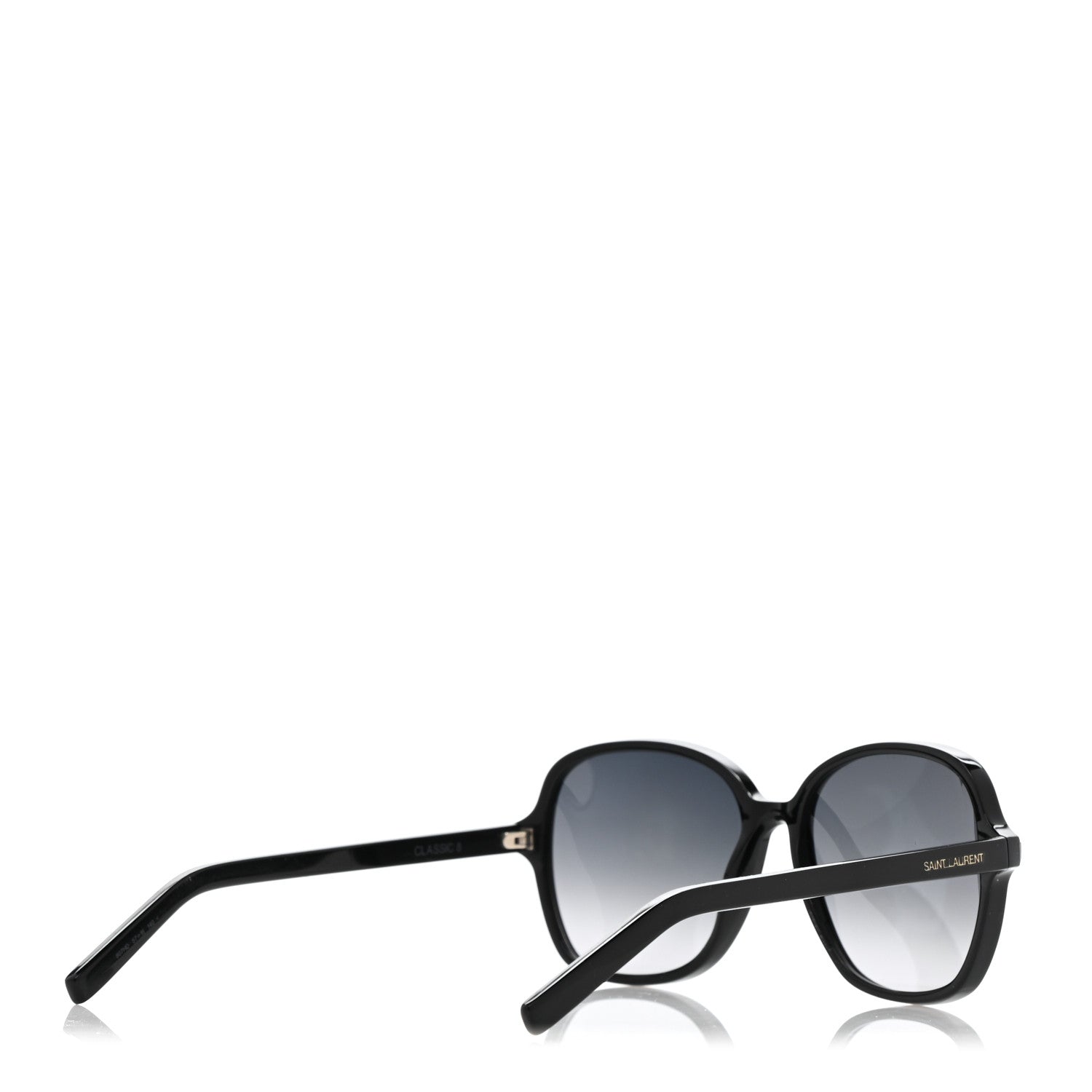 Saint Laurent Acetate Classic 8 Havana Sunglasses Black 4 of 8