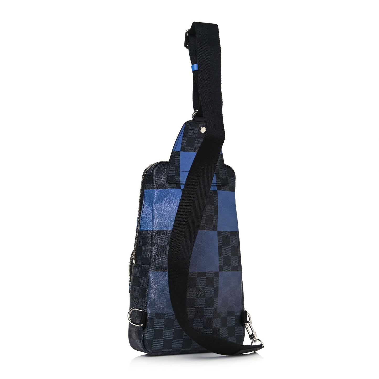 Damier Graphite Giant Avenue Sling Backpack Blue