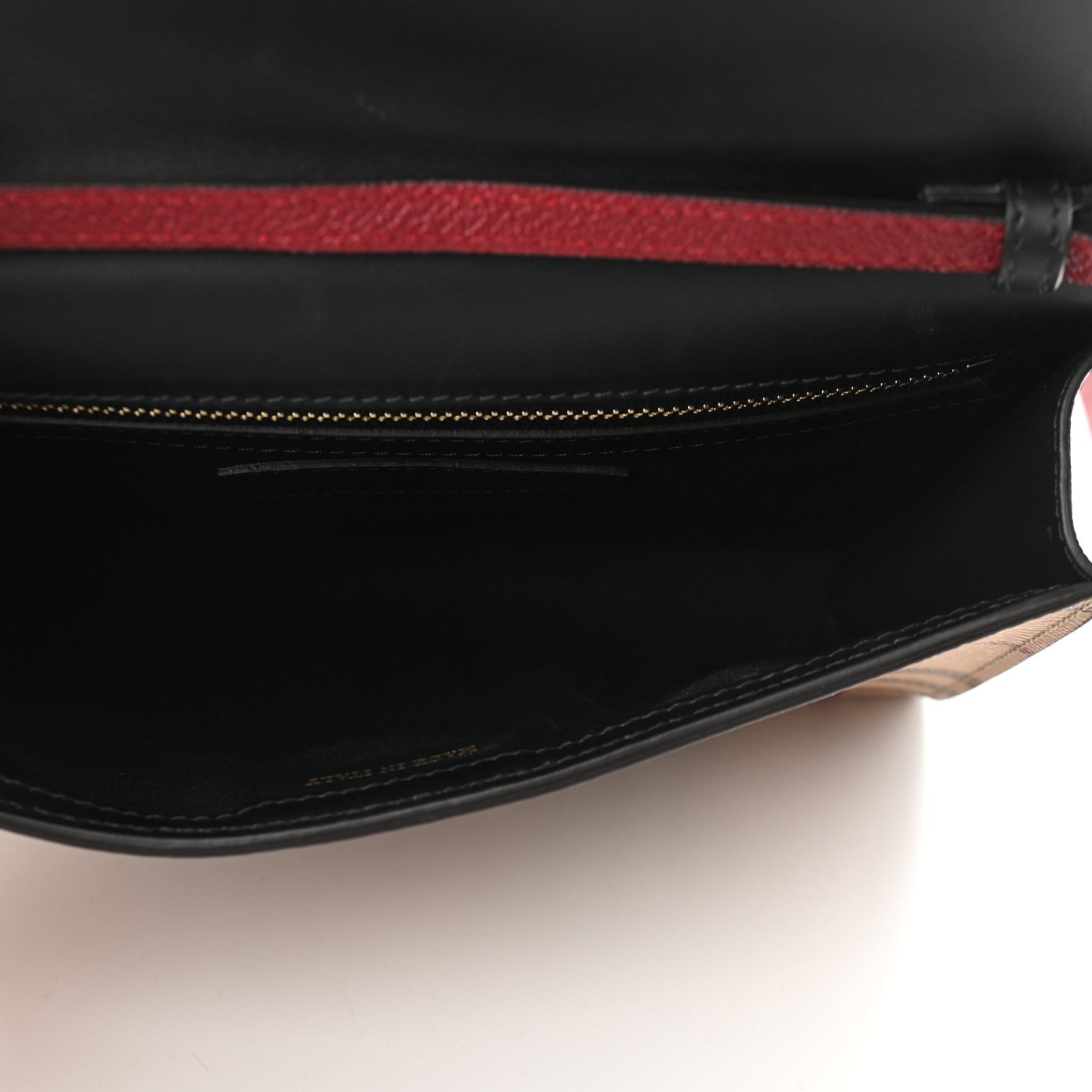 Burberry Derby Calfskin Haymarket Check Small Loxley Crossbody Bright Toffee Multicolor 5 of 8