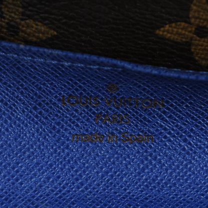 Louis Vuitton Monogram Emilie Wallet Blue 6 of 8