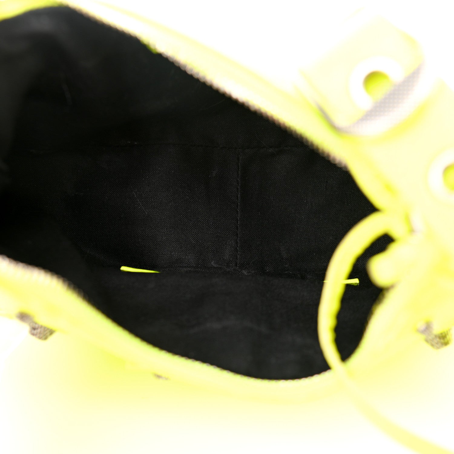 Balenciaga Agneau Arena Le Cagole Shoulder Bag XS Fluo Yellow 5 of 11