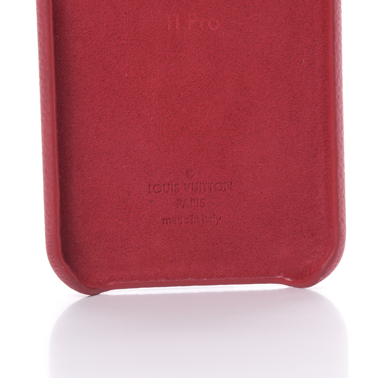 Louis Vuitton Calfskin Monogram iPhone 11 Pro Bumper Scarlet 6 of 9
