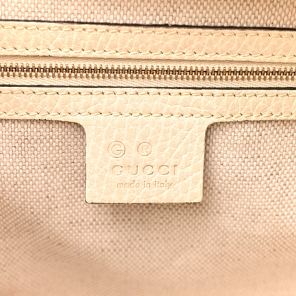 Gucci Dollar Calfskin Medium Soho Top Handle Satchel Ivoire 6 of 15