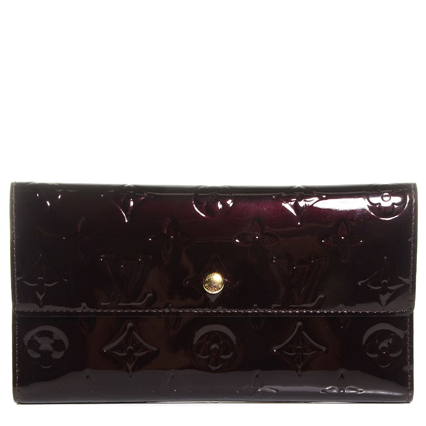 Vernis Porte Tresor International Wallet Amarante