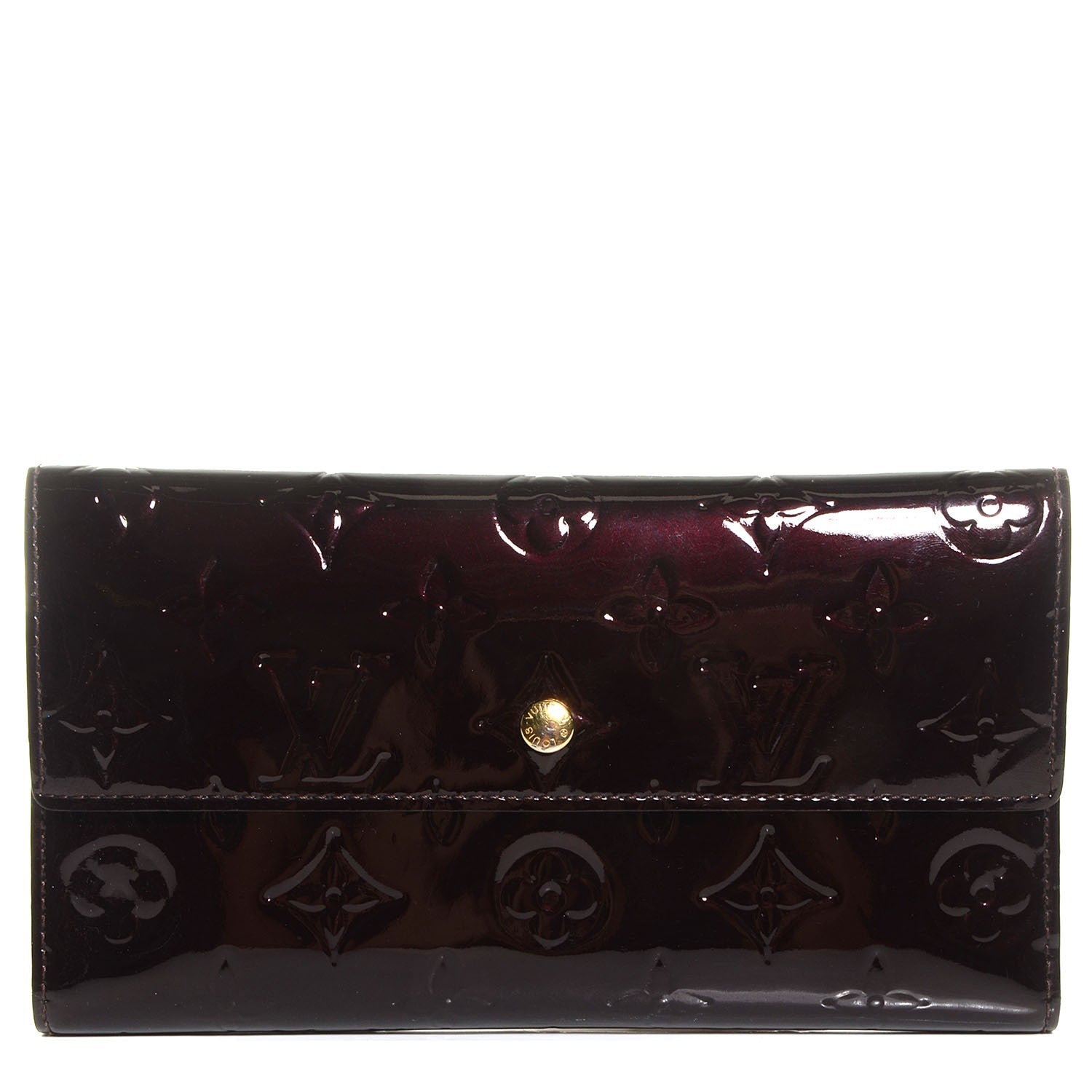 Louis Vuitton Vernis Porte Tresor International Wallet Amarante 1 of 7