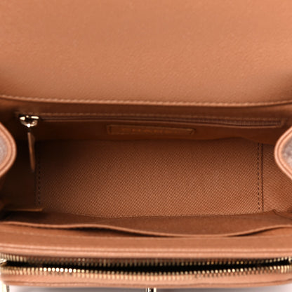 Chanel Caviar Quilted Small Business Affinity Flap Camel 5 of 10