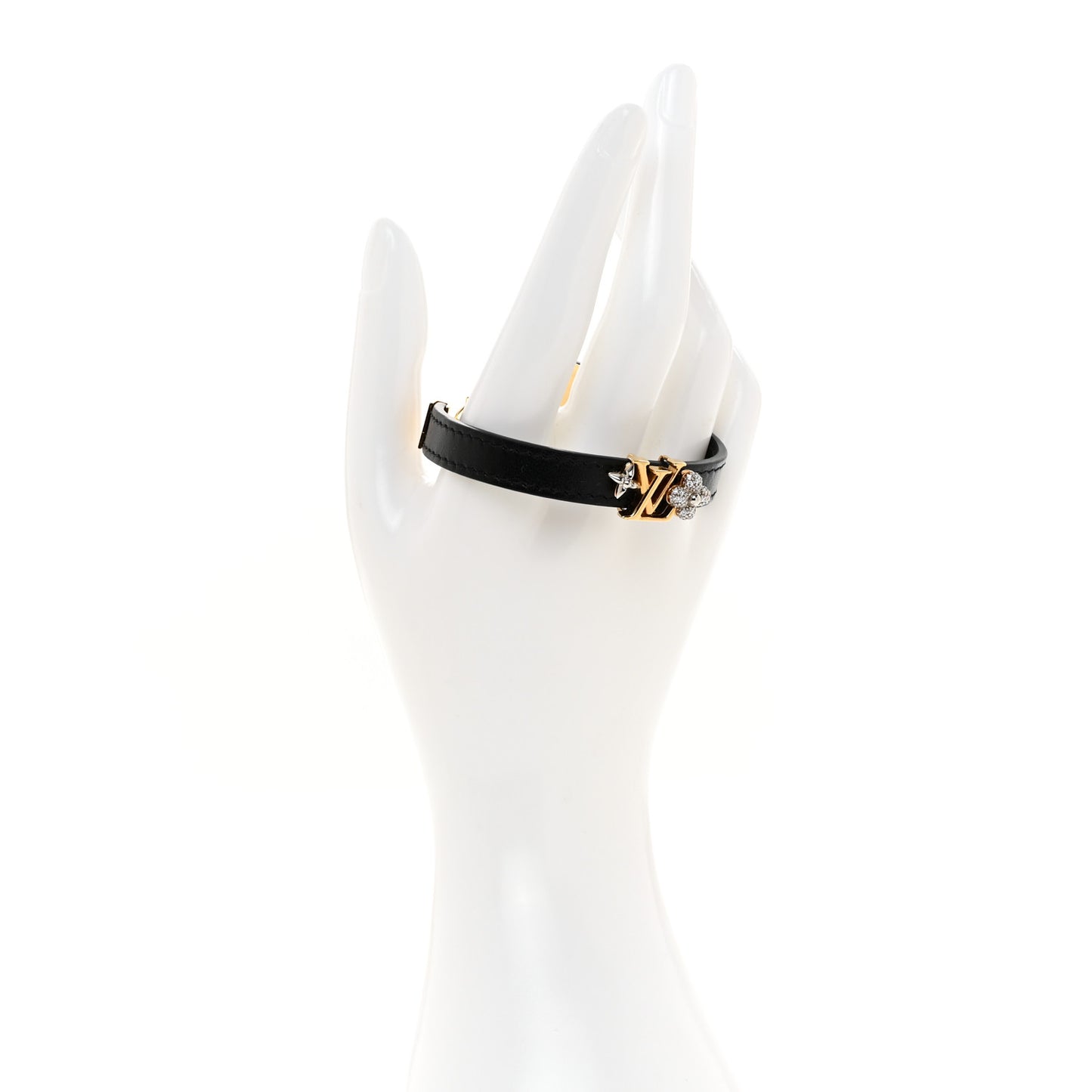 Calfskin Gram Bracelet Black