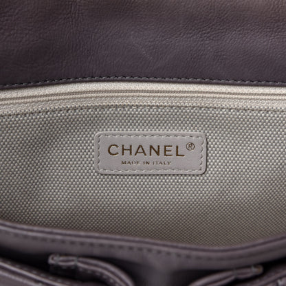 Chanel Calfskin Quilted Large Retro Chain Flap Grey 8 of 10