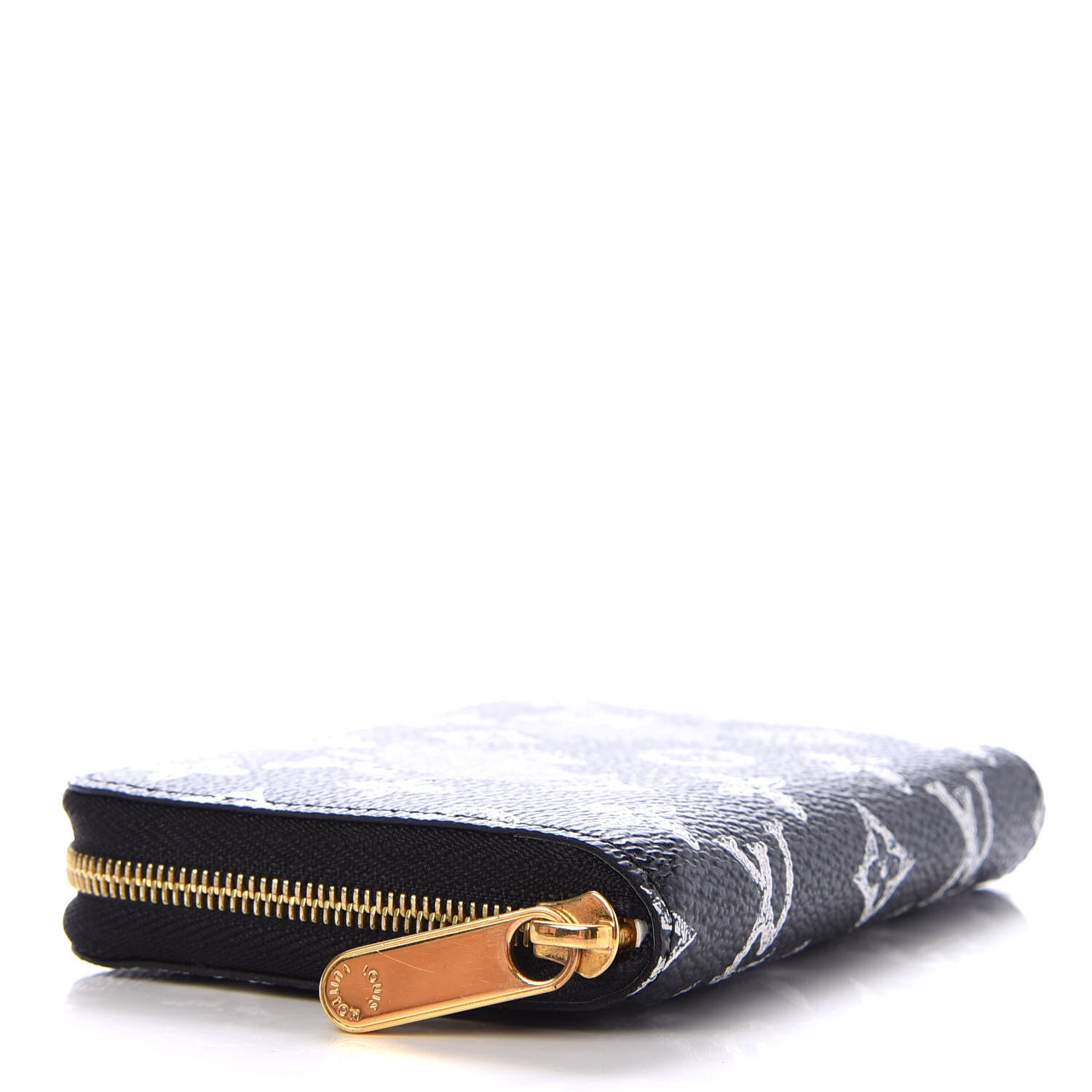 Louis Vuitton Catogram Zippy Coin Purse Black 4 of 7