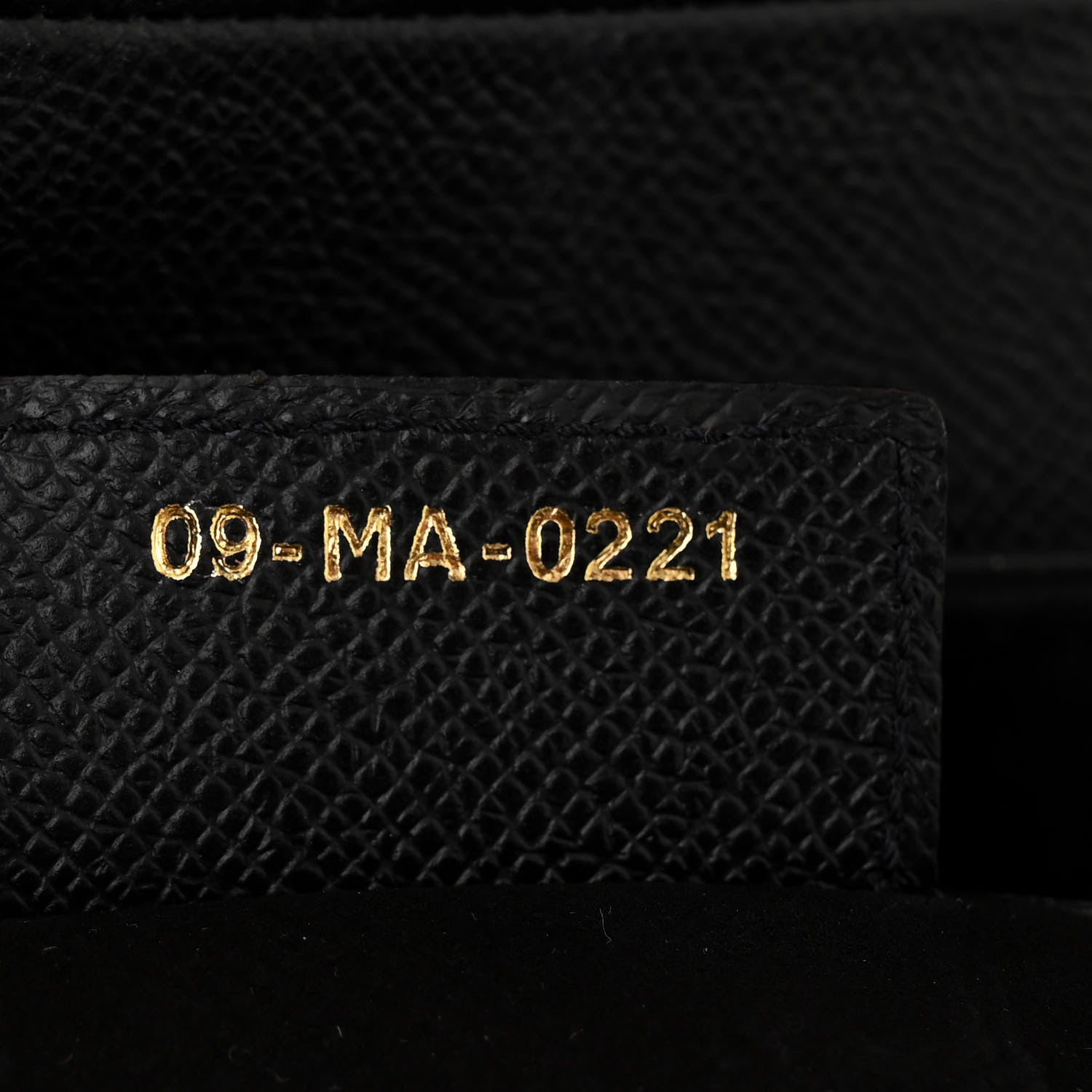 Christian Dior Grained Calfskin Saddle Bag Black 7 of 13
