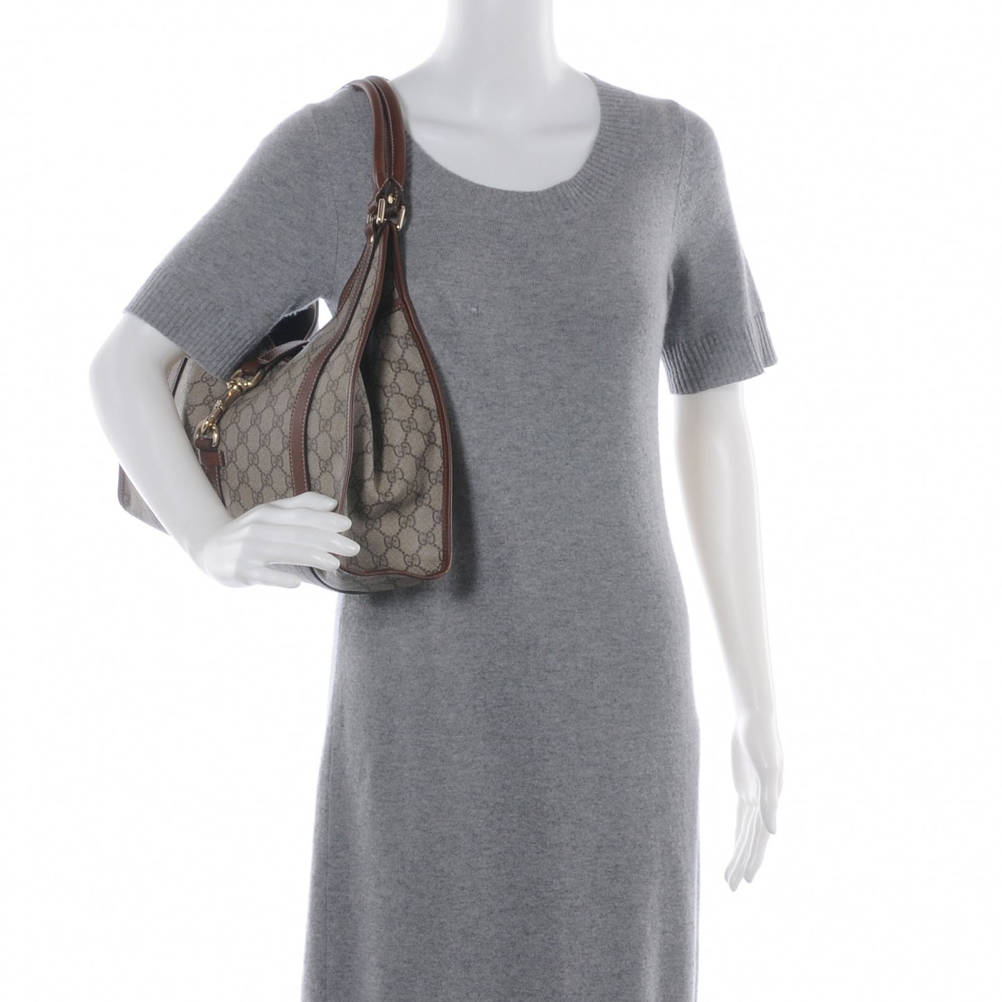 Monogram Medium Joy Shoulder Bag Brown