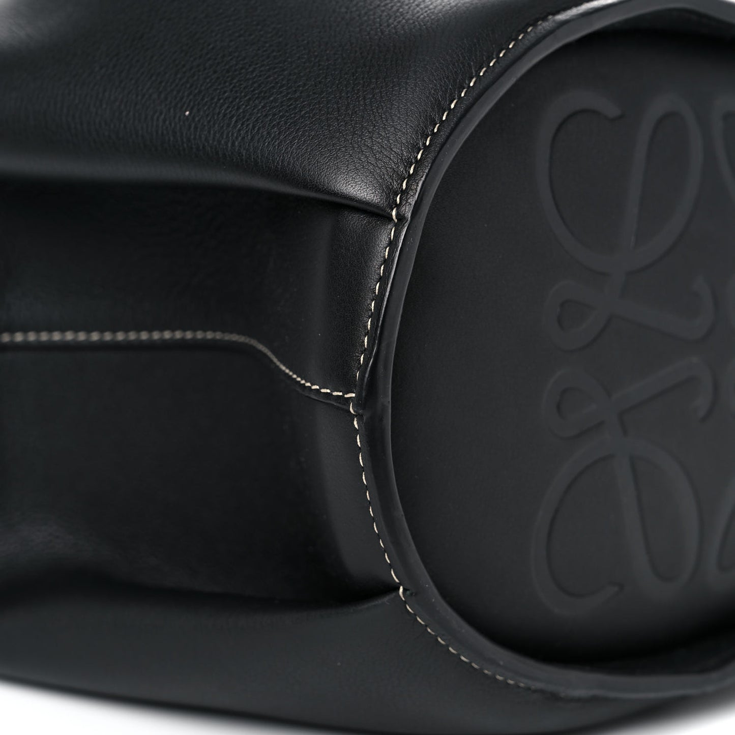 Calfskin Large Elephant Crossbody Bag Black