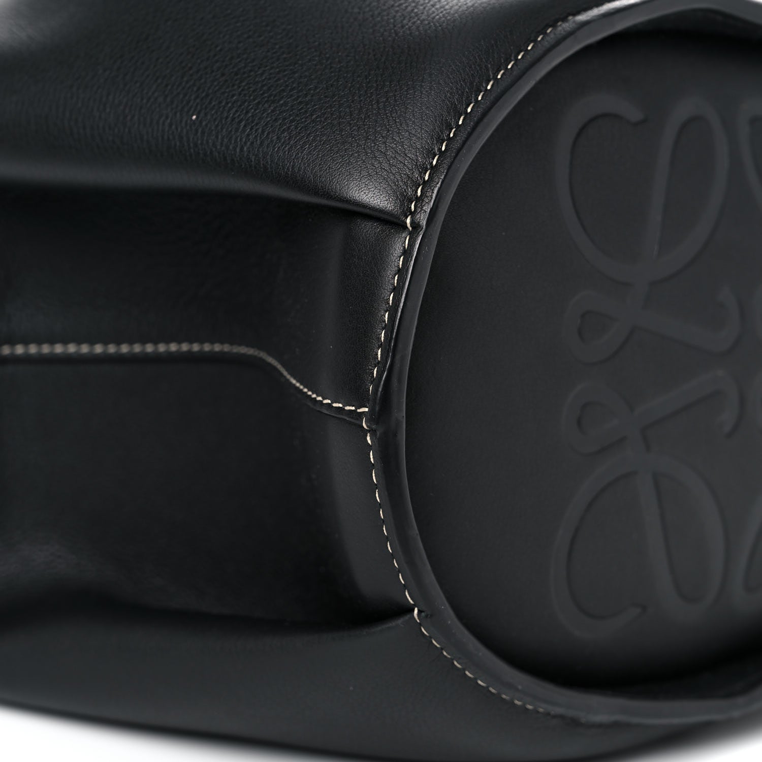 Loewe Calfskin Large Elephant Crossbody Bag Black 8 of 12