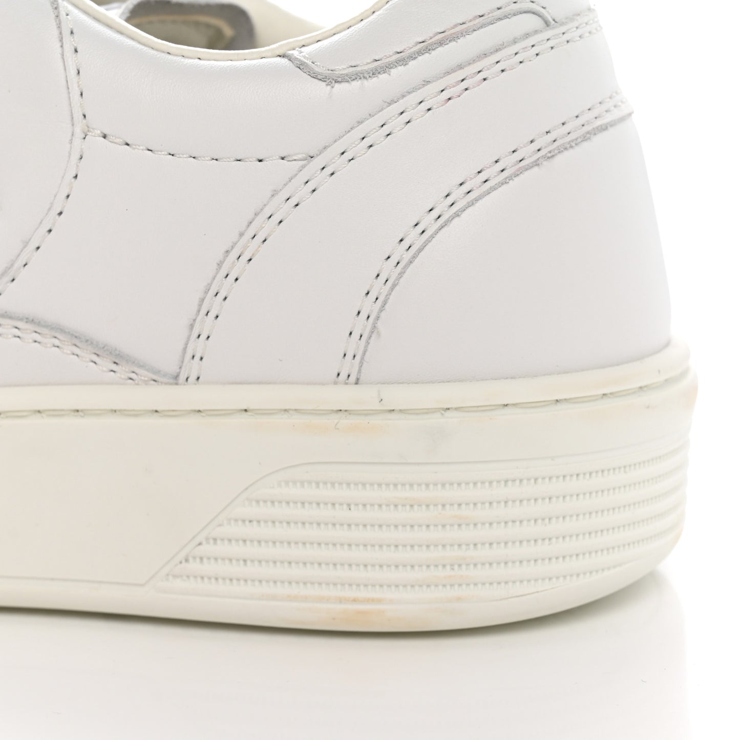 Calfskin CC Womens Sneakers 40.5 White