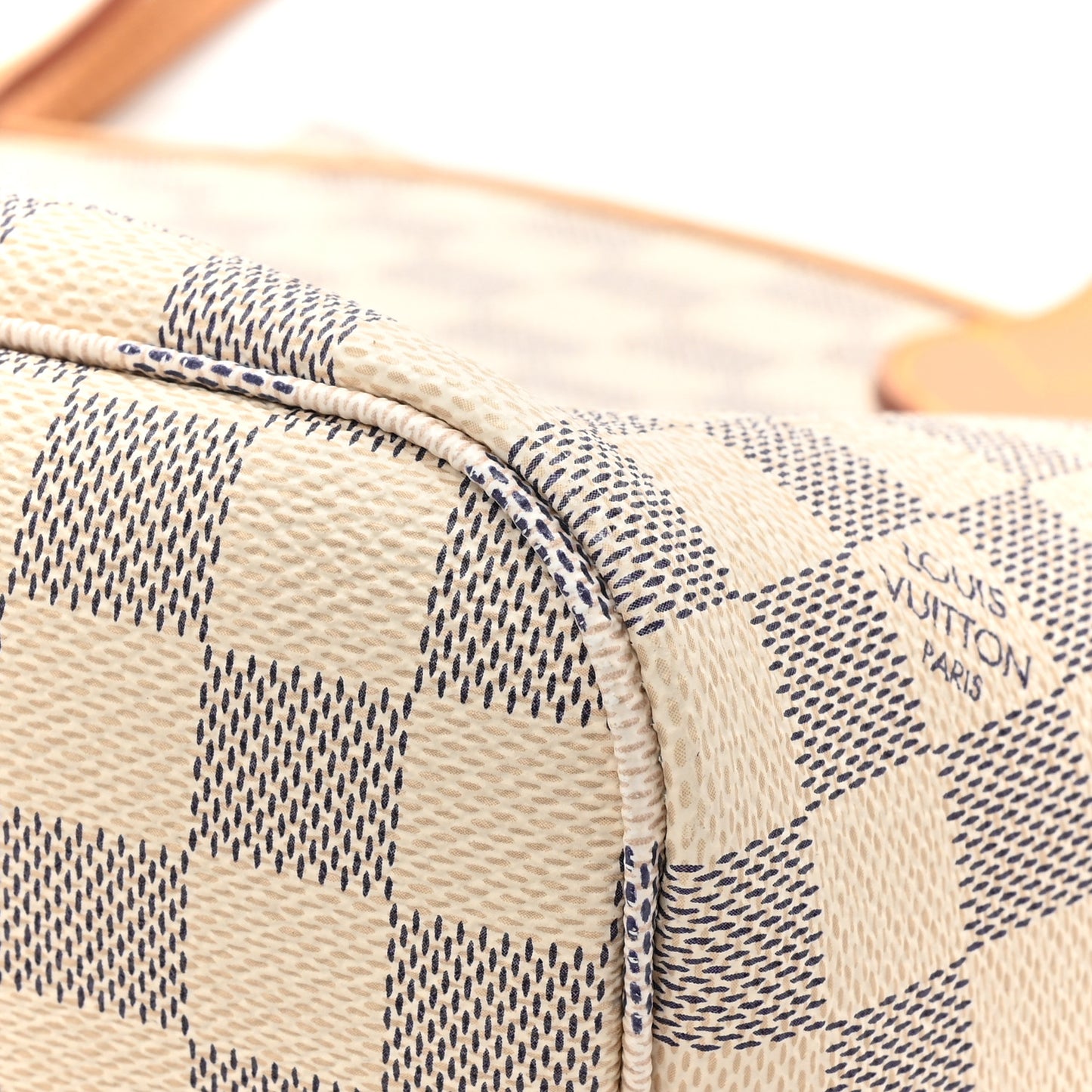 Damier Azur Neo Neverfull MM Rose Ballerine