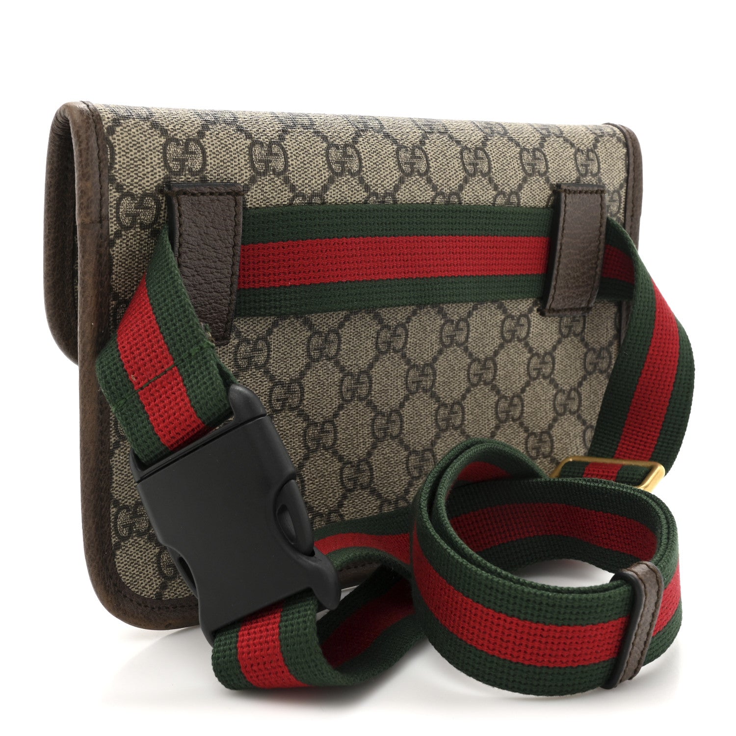 Gucci GG Supreme Monogram Neo Vintage Web Belt Bag Brown 3 of 13