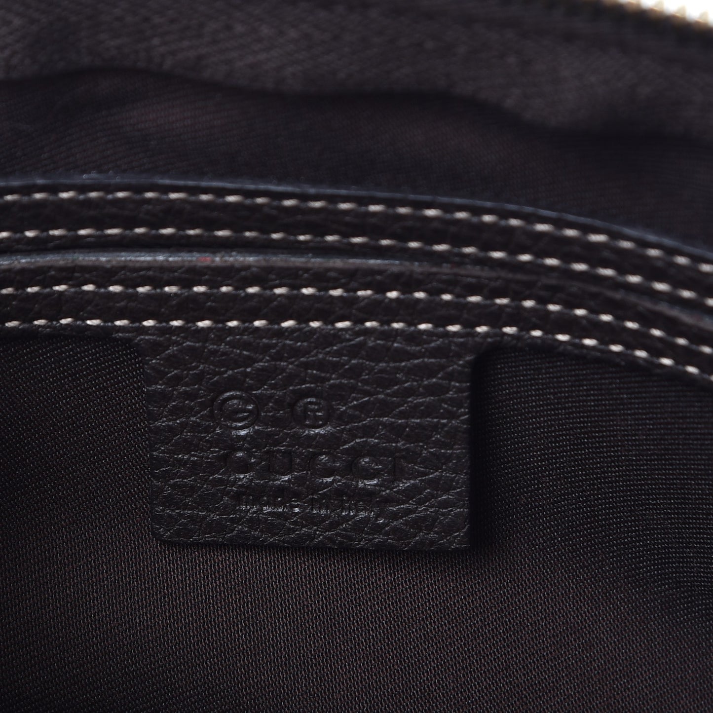 Crystal Monogram Medium Joy Boston Dark Brown