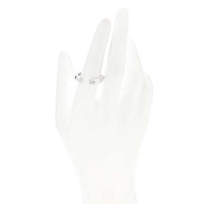 Tiffany 18K White Gold Diamond Paloma Picasso Tenderness Heart Ring 55 7.25 2 of 5