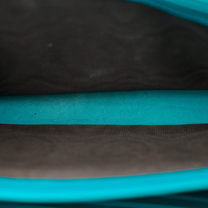 Gucci Velvet Matelasse GG Marmont Chain Wallet Pavone Cyan 5 of 14