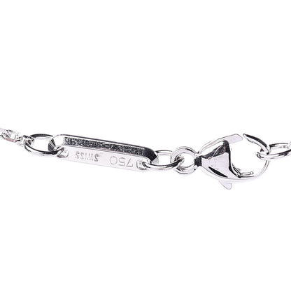 Chopard 18K White Gold 3 Diamond Happy Diamond Icons Heart Pendant Necklace 6 of 8