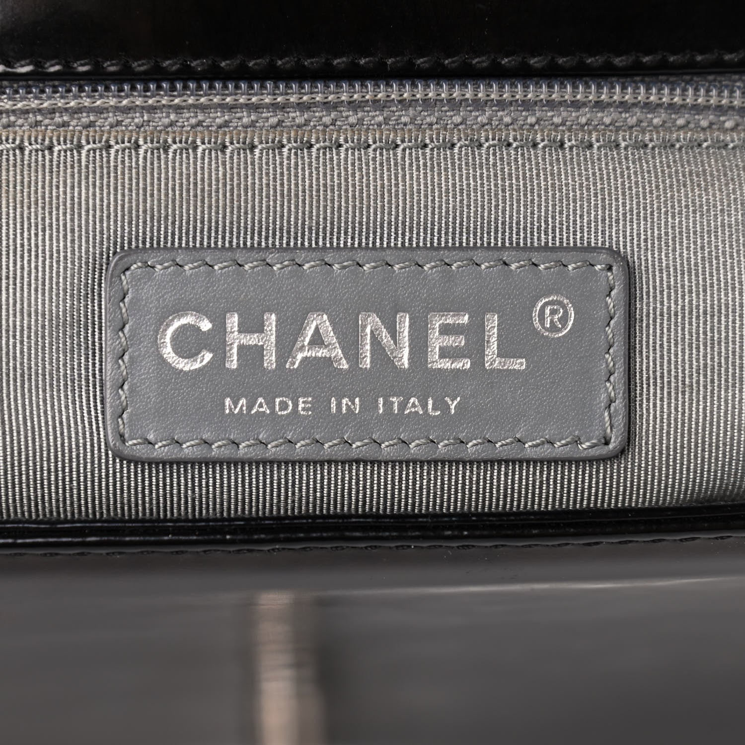 Chanel Glazed Calfskin Large Boy Flap Black 6 of 13