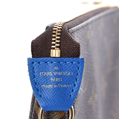 Louis Vuitton Monogram 2019 Christmas Animation Mini Venice Pochette Accessories Blue 5 of 8
