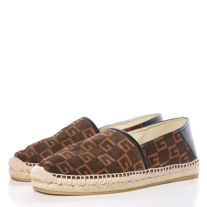 Gucci Suede Square G Mens Espadrilles 8 Sigaro 3 of 10