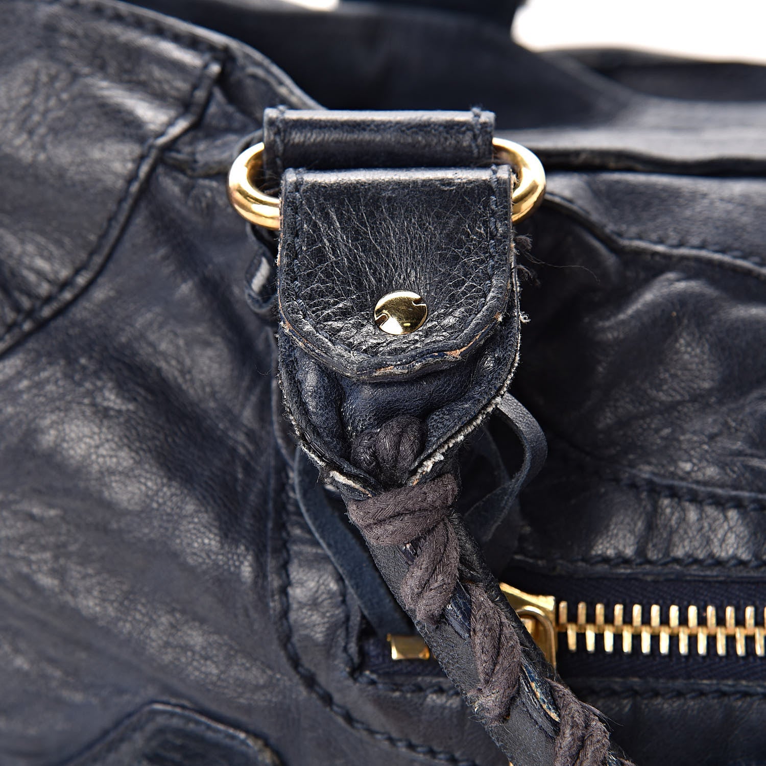 Balenciaga Chevre Giant 21 Gold Hardware Part Time Marine 30 of 35