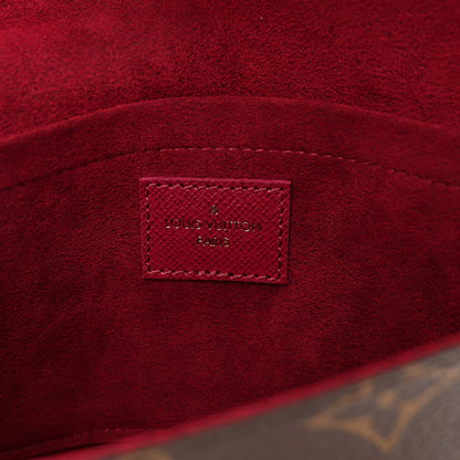 Louis Vuitton Monogram Pochette Felicie Chain Wallet Fuchsia 7 of 11
