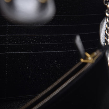 Gucci Calfskin Web Mini Dionysus Chain Wallet Black 6 of 8