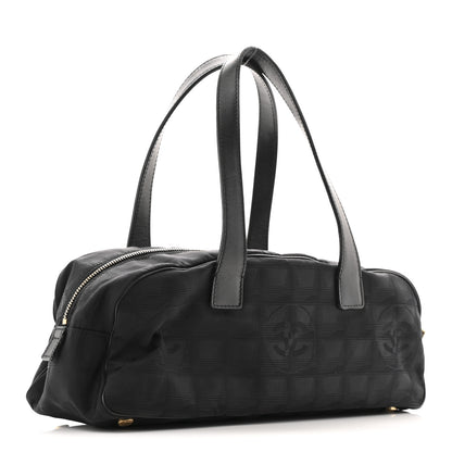 Chanel Nylon Travel Bowler Black 3 of 14