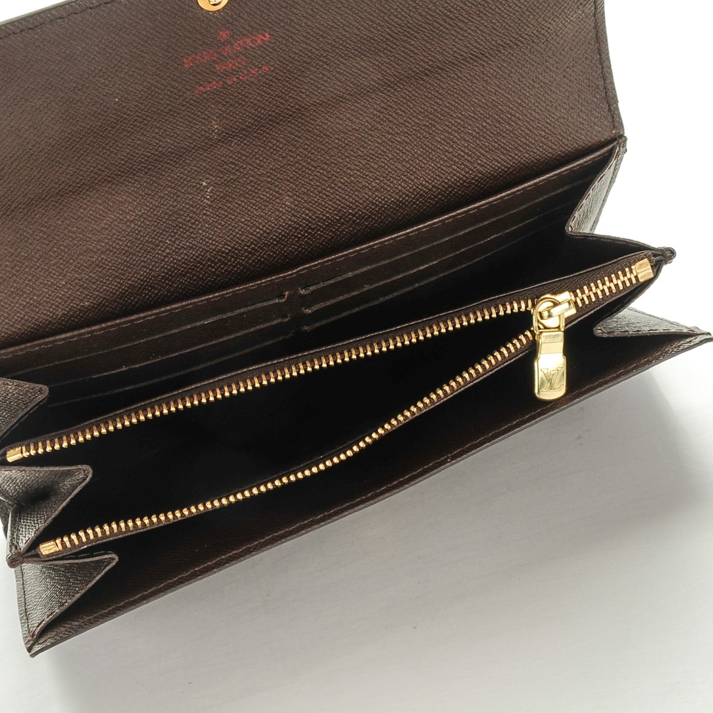 Damier Ebene Sarah Wallet