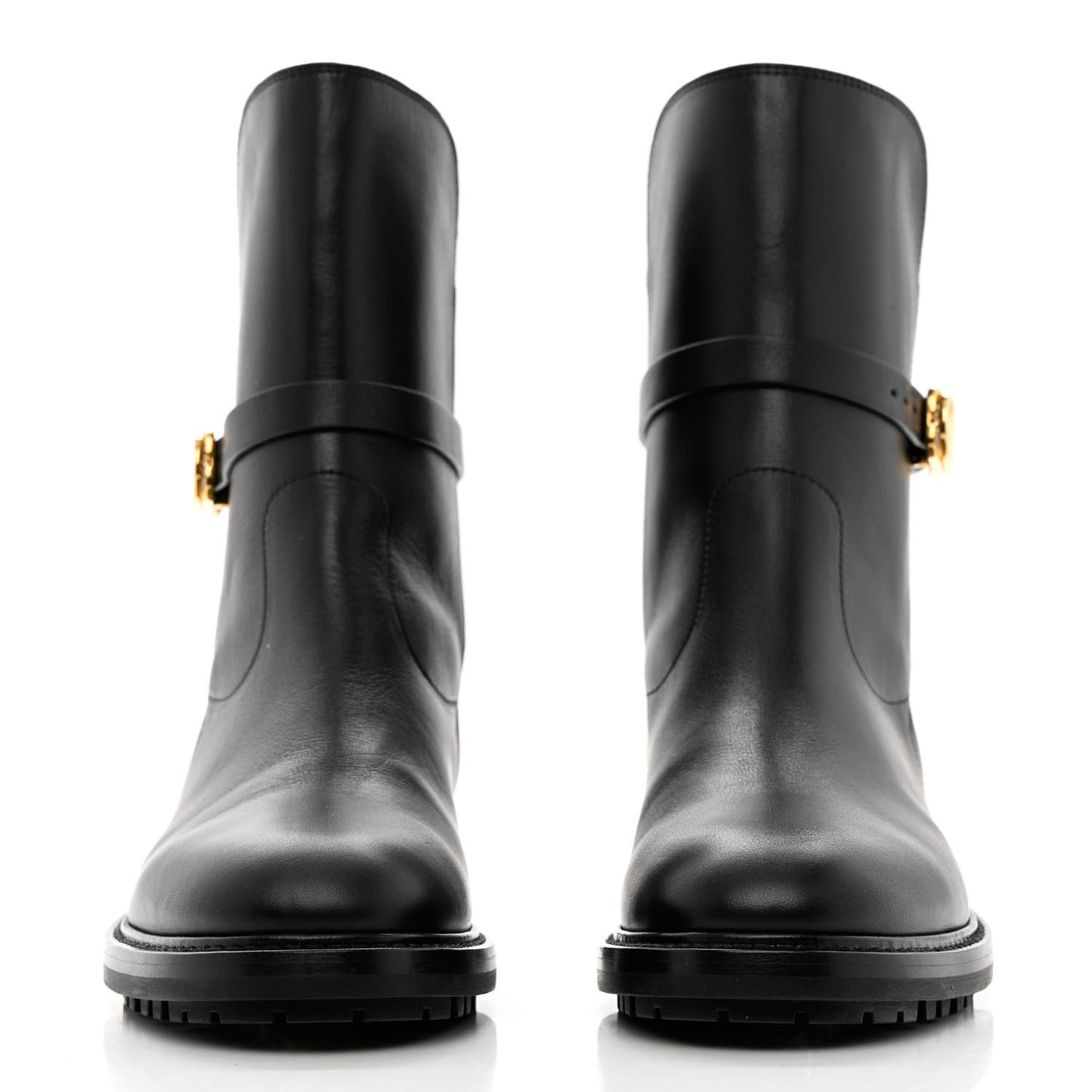 Calfskin Empreinte Ankle Boot 38 Black