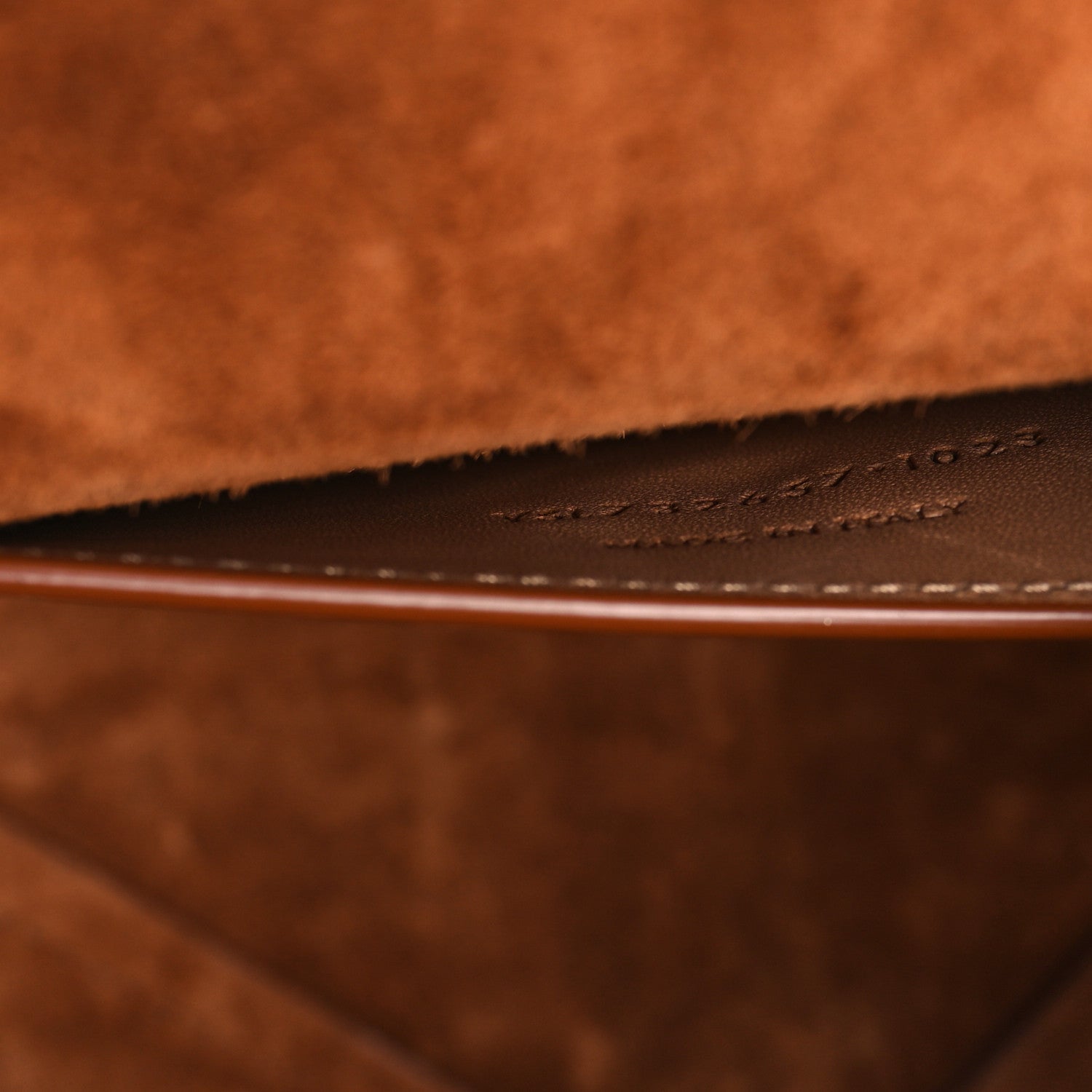 Saint Laurent Calfskin Monogram Take Away Box Dusty Vintage Brown Gold 7 of 11
