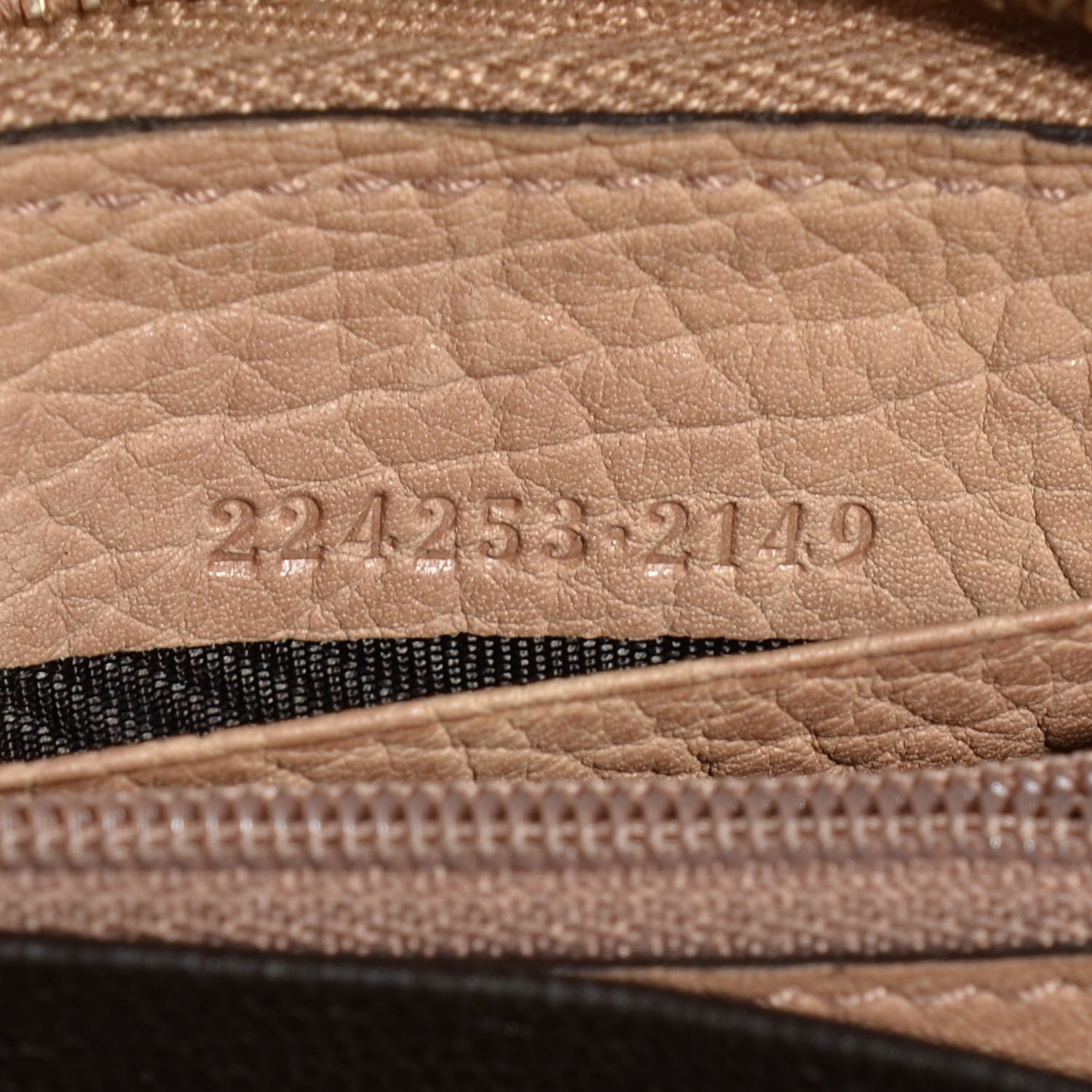 Gucci Monogram Bamboo Tassel Zip Around Wallet Beige 11 of 15