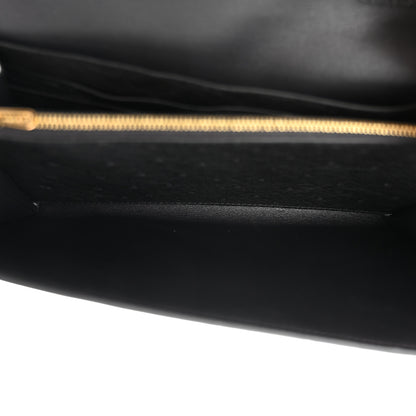 Hermes Ostrich Constance Long Wallet To Go Black 5 of 12