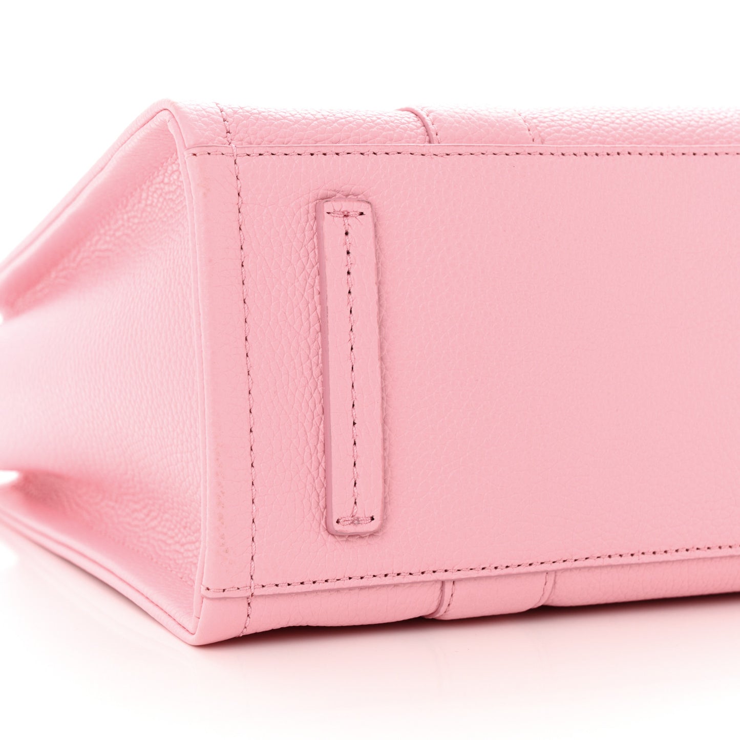 Grained Calfskin Medium The Tote Bag Ribbon Pink