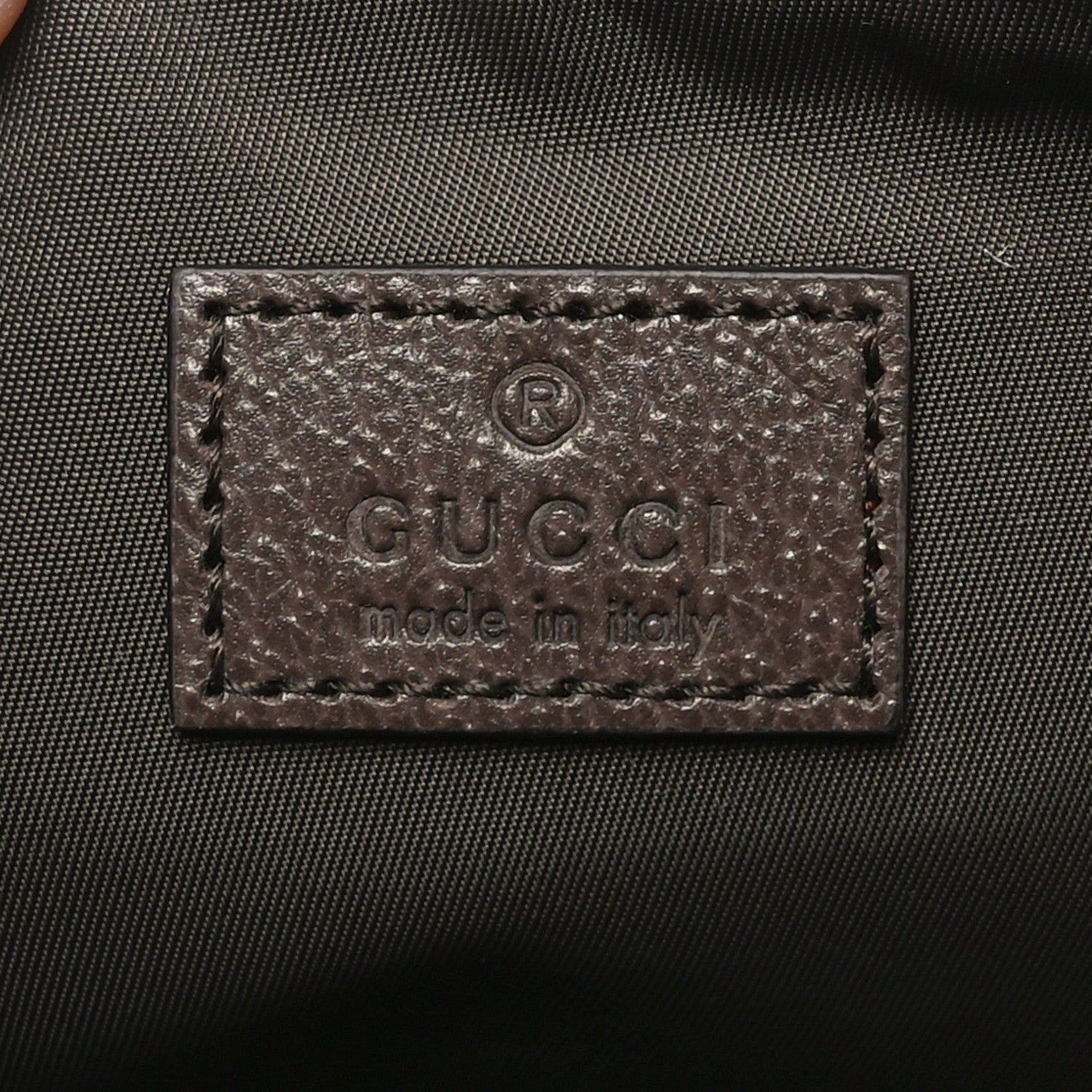 Gucci GG Supreme Monogram Textured Calfskin Web Large Ophidia Cosmetic Case Beige Ebony New Acero 7 of 11