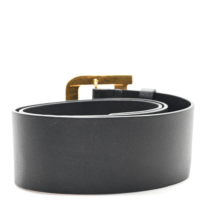 Christian Dior Calfskin Diorquake Belt 75 30 Black 2 of 5
