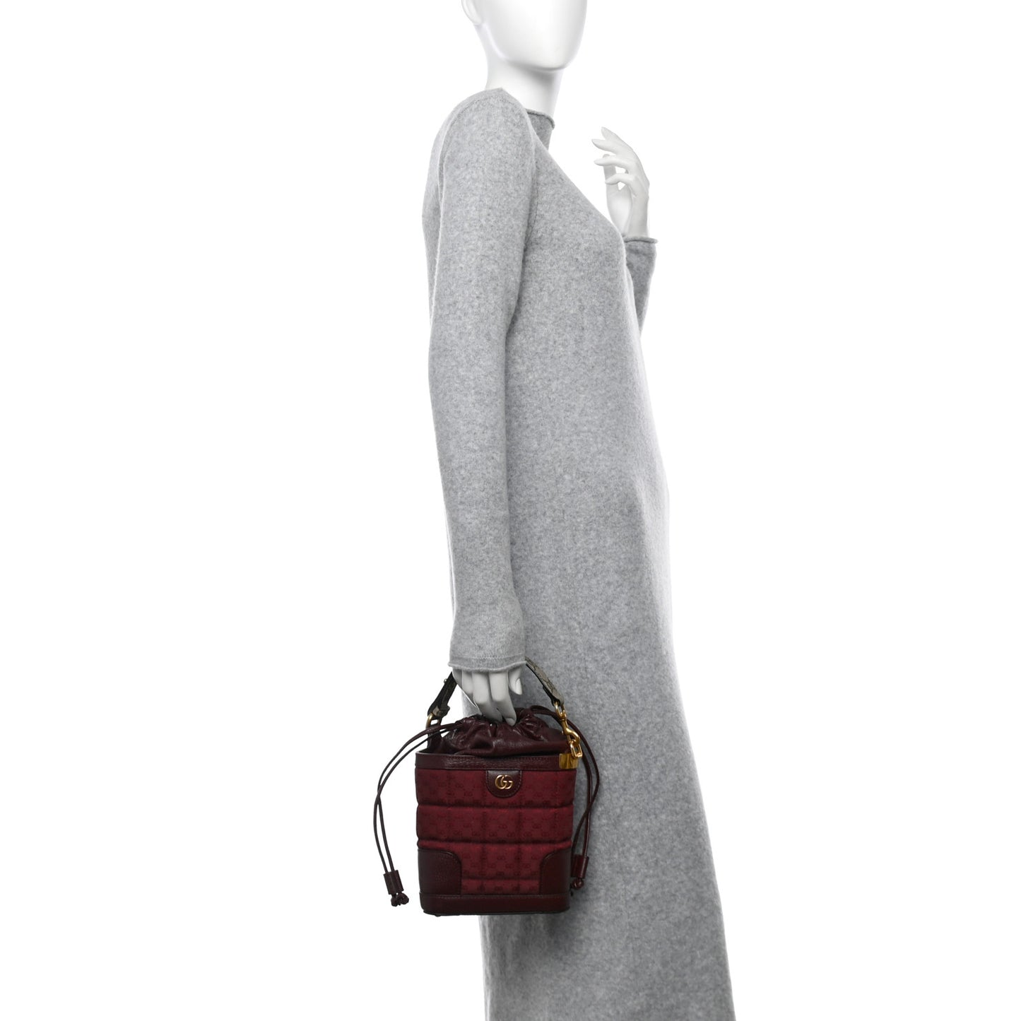 GG Supreme Canvas Mini Crossbody Bag  Beige Ebony Burgundy
