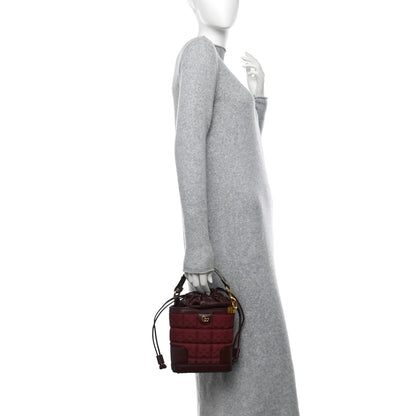 Gucci GG Supreme Canvas Mini Crossbody Bag  Beige Ebony Burgundy 2 of 10