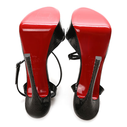 Christian Louboutin Specchio Star Loubi Queen Alta 150 Platform Sandals 36 Black 6 of 9