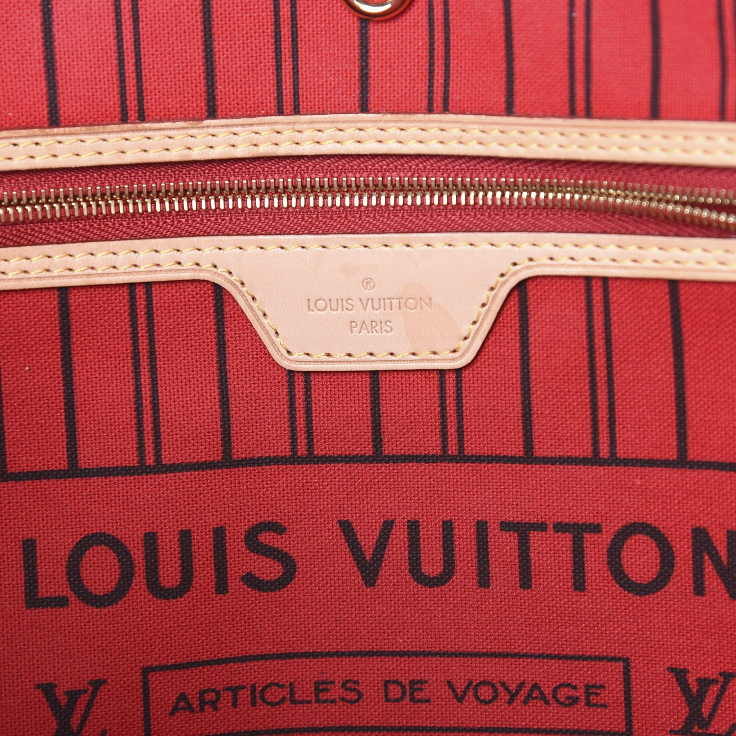 Louis Vuitton Monogram Neo Neverfull MM Cherry 5 of 10