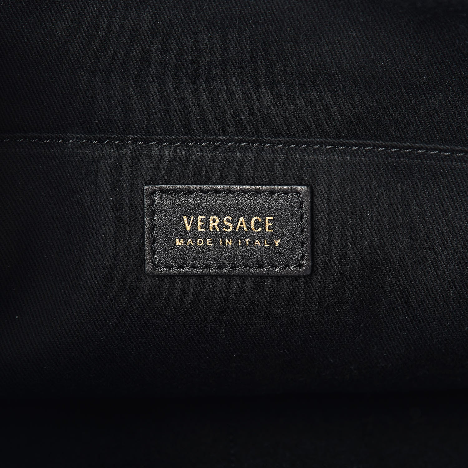 Versace Denim Printed Barocco Shopping Tote Dusk Blue Multicolor 6 of 9