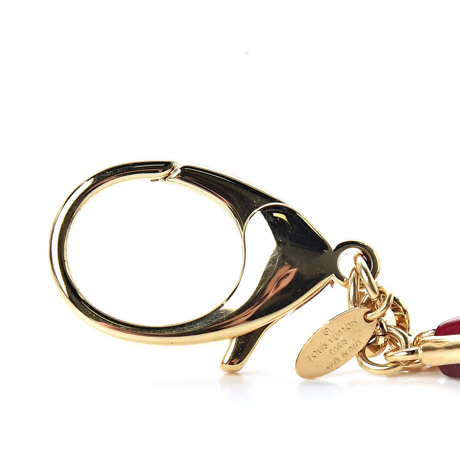 Louis Vuitton Metal Resin Mosaique Bag Charm Rouge Fauviste 3 of 5